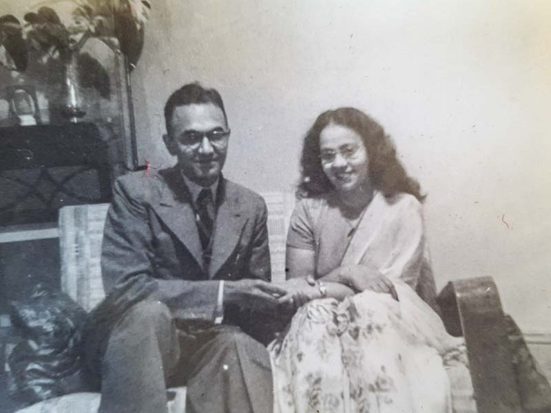 Allan and Rani Gonsalves, ca. 1949